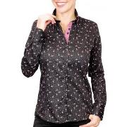 Chemise Andrew Mc Allister chemise double col wilma noir