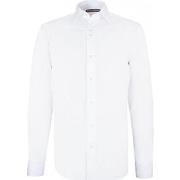 Chemise Emporio Balzani chemise classique coupe droite clamica blanc