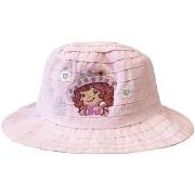 Casquette Sun City Chapeau Charlotte aux fraises rose 2/4 ans