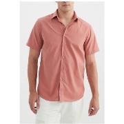 Chemise Kebello Chemise Manches Courtes Rose H