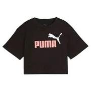 T-shirt enfant Puma TEE SHIRT ESS 2 COLOR NO. 1 LOGO SHORT - Noir - 12...