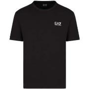 T-shirt Ea7 Emporio Armani Pima Cotton Identity T-Shirt Black