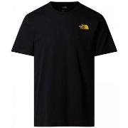 T-shirt The North Face NF0A89FRAGG1 - COLLAGE TEE-BLACK