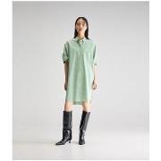 Robe Bellerose Jeanne Shirt Dress Green