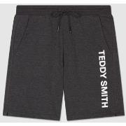 Short Teddy Smith Short MICKAEL Melange Black