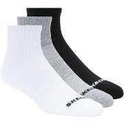 Chaussettes de sports Skechers 3PPK Qtr Crew Socks