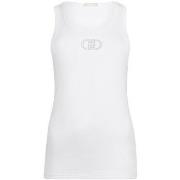 Blouses Liu Jo Top en coton avec logo