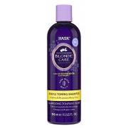 Soins cheveux Hask BLONDE CARE purple toning shampoo 355 ml