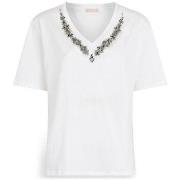 T-shirt Liu Jo T-shirt en coton avec strass