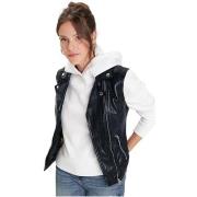 Gilet Daytona Blouson en cuir sans manche femme Ref 58231 Noir