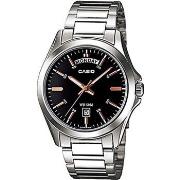 Montre Casio Montre Homme DAY DATE Noir Argenté (Ø 35 mm)