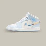 Baskets Nike Air 1 Mid Glitter Swoosh