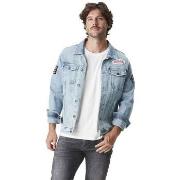 Veste Von Dutch Veste Jeans homme Max Used Bleu