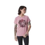 T-shirt Von Dutch T-shirt femme à col rond et print devant Jaguar