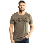 T-shirt Von Dutch T-shirt col rond en coton homme Logo