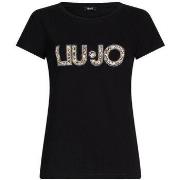 T-shirt Liu Jo T-shirt avec logo et strass