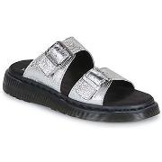 Mules Dr. Martens Josef Slide Silver Metallic Tumble