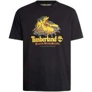 T-shirt Timberland T-shirt graphique avec logo de coffre avant