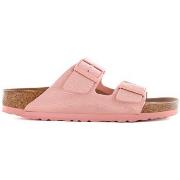 Tongs BIRKENSTOCK Arizona TEX VEG Canvas Soft Pink