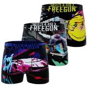 Boxers Freegun Lot de 3 boxers enfant Tech Glitchy