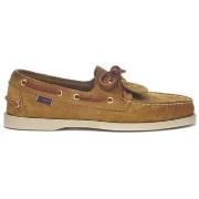 Chaussures bateau Sebago Baskets Portland Artisan Homme Curry