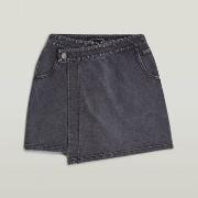 Jupes G-Star Raw D26107-D966 OVERDYED SWEAT SKORT-H261 DK BLACK MARBLE...