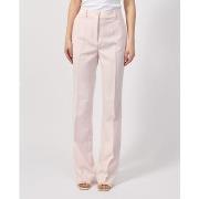 Pantalon Guess Pantalon classique pour femme, taille haute, rose