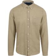 Chemise New Zealand Auckland NZA Chemise Okarito De Lin Beige