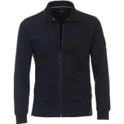 Sweat-shirt Casa Moda Veste Zippé Sportive Bleu Foncé