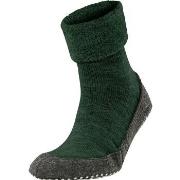 Chaussettes Falke Chaussons Cosyshoe vert foncé