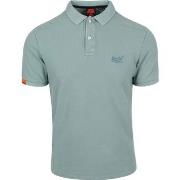 T-shirt Superdry Polo Destroyed Tourmaline Blue