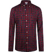 Chemise Mcgregor Chemise Bleu Rouge A Carreaux