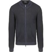 Sweat-shirt Blue Industry Cardigan Structure Navy