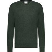 Sweat-shirt State Of Art Pull Col-V Vert Mousse