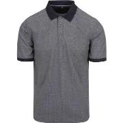 T-shirt Casa Moda Polo Imprimé Gris Bleu