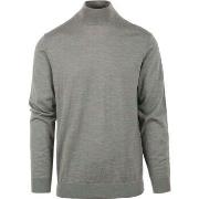 Sweat-shirt Profuomo Pull Turtleneck Merino Vert