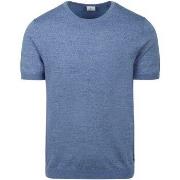 T-shirt Blue Industry Knitted T-Shirt Melanger Bleu