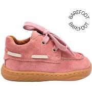 Bottines enfant Babybotte Bottillons Barefoot Albatros Velour Rose Pal...