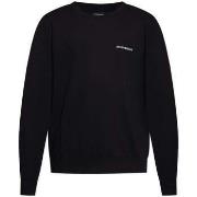 Sweat-shirt Emporio Armani Embroidered Logo Lounge Sweatshirt Black