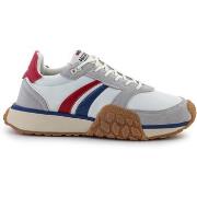 Baskets basses Palladium TROOP RUNNER FLAME 74487-160-M White/Chili/Bl...