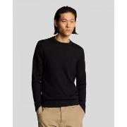 Pull Lyle &amp; Scott KN2235TON SUPERFINE-Z865 JET BLACK