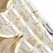 LullaBellz Super Thick 22  5 Piece Natural Wavy Clip In Extensions (Va...