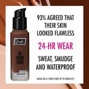 Sleek MakeUP in Your Tone 24 Hour Foundation 30ml (Various Shades) - 5...