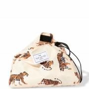 The Flat Lay Co. Drawstring Bag - Beige Tigers