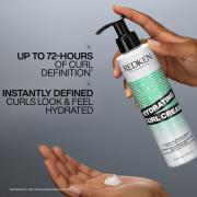Redken Hydrating Curl Defining Cream and Refreshing Curl Hair Mist Bun...