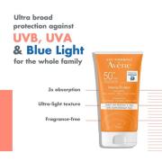 Crème solaire pour peau très sensible Intense Protect SPF 50+ Avène 15...