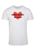 Shirt 'Peace - Red Heart'