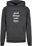 Sweatshirt 'Good Things Take Time'