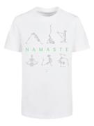 T-Shirt 'Namaste Yoga Skelett Halloween'
