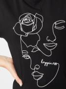 T-shirt 'One Line Rose'